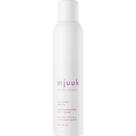 Köp Mjuuk Naked Sense Fragrance Free Hairspray Medium ml på apotea se
