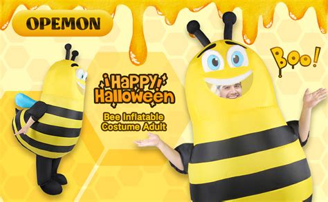 Amazon Opemon Inflatable Bee Costume Adult Men Women Outfit Unisex