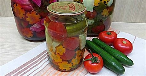 Ассорти из овощей на зиму без стерилизации рецепт с фото пошагово ...