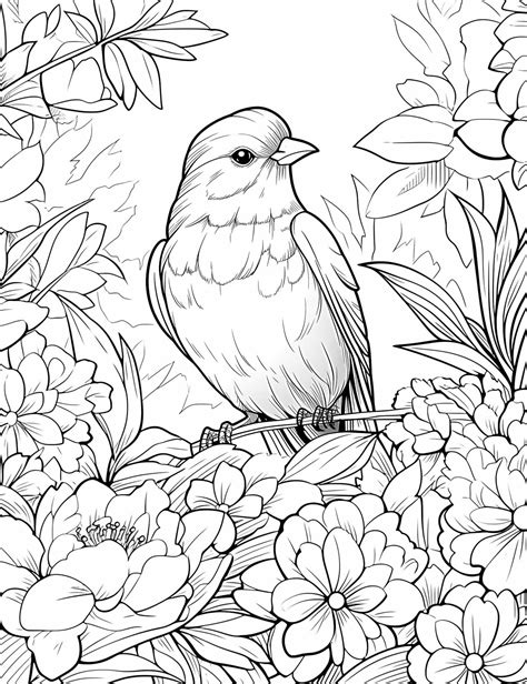 53 Bird Coloring Pages For Kids And Adults Our Mindful Life