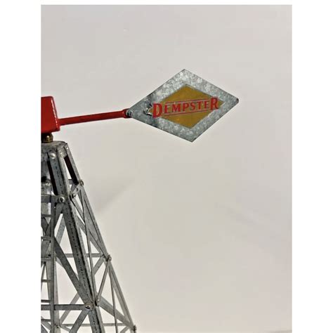 vintage dempster salesman sample metal windmill paul russo rare