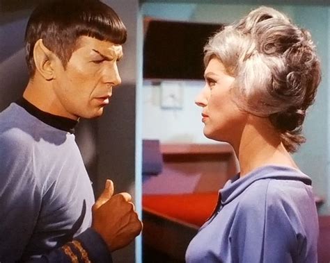 Leonard Nimoy Spock Nurse Chapel Star Trek TOS The Naked Time Star Trek Characters Star