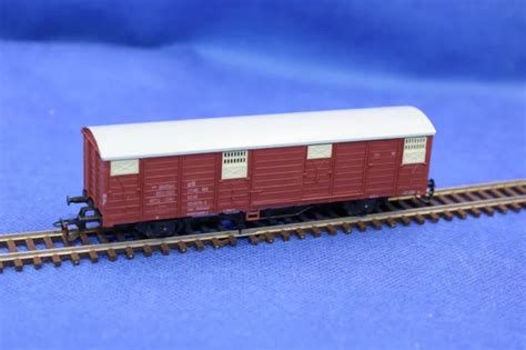 BTTB 4150 SPUR TT DR gedeckter Güterwagen in braun guter Zustand EUR 8