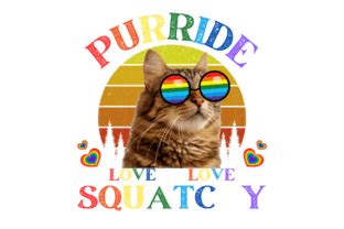 Pride Cat Purride Gay LGBTQ Rainbow Flag Graphic By Off F4 Creative Fabrica