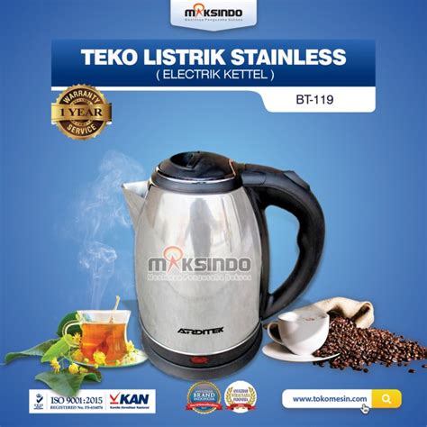 Jual Teko Listrik Stainless Electrik Kettel Shopee Indonesia