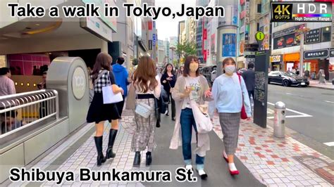 4K 60fps HDR Take A Walk In Tokyo Japan Shibuya Scramble Crossing