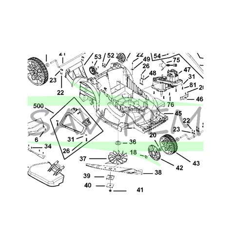 Cale De Turbine Tondeuse Black Decker Lm