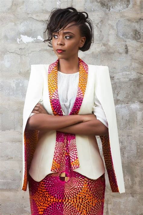 Outstanding Cape Blazer By Nana Wax Frolicious Fashion African