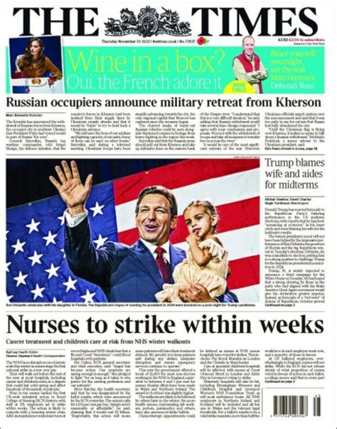 Newspaper The Times United Kingdom Newspapers In United Kingdom