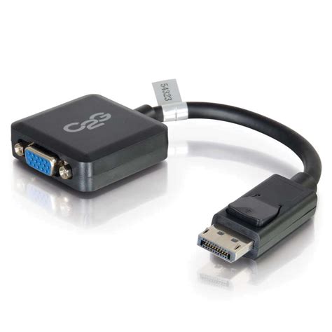 cg displayport male   pin vga female adapter converter