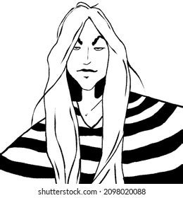 Sexy Blonde Sailor Woman Stock Illustrations Images Vectors Shutterstock