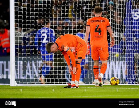 Ipswich Towns Leif Davis Appears Dejected After Scoring An Own Goal