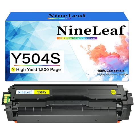 Nineleaf High Yield Compatible S Clt S Clt Y S Toner Cartridge