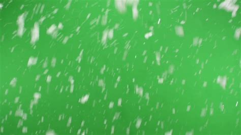 snow falling on green screen chroma Stock Footage Video (100% Royalty ...