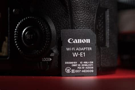 Обзор Wi-Fi адаптера Canon W-E1