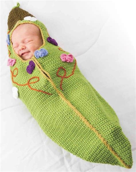 Кокон для малыша, схема вязания крючком №6181