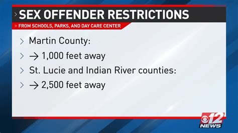 Martin County Commissioners Could Expand Sex Offender Living Distance Rules