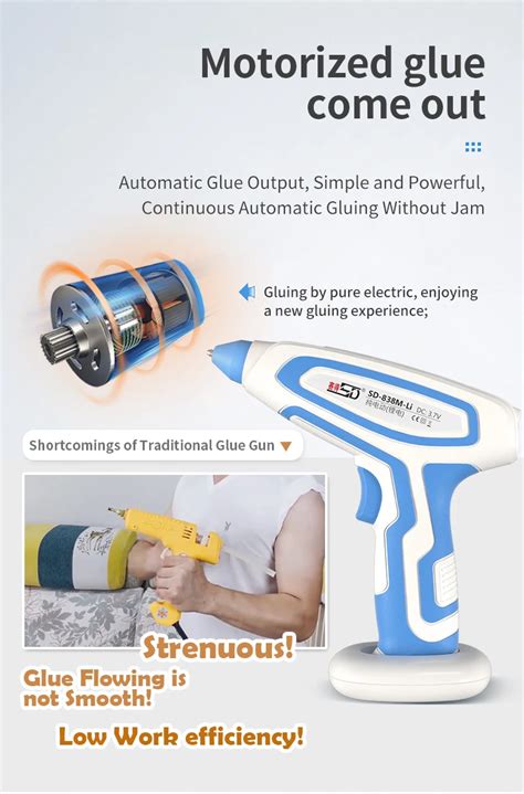 Hot Melt Glue Gun With Bracket Silicone Hot Melt Glue Sticks Manual Diy Accessories W Electric