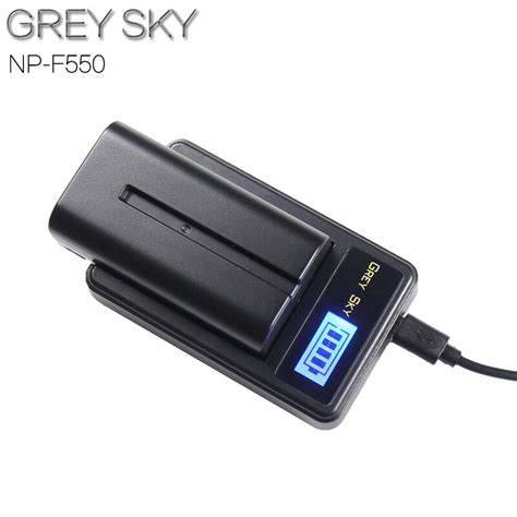 7,2 V 3000mAh NP-F550 NP F550 NPF550 Wiederaufladb... – Grandado