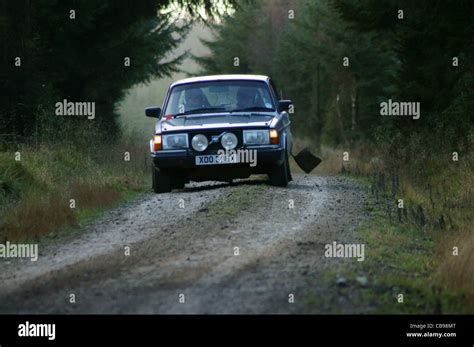 Volvo 244 Rally Car Stock Photo Alamy