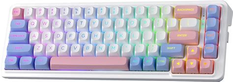Redragon K Pro Wireless Gasket Rgb Gaming Keyboard Keys Hot Swap Compact Mechanical