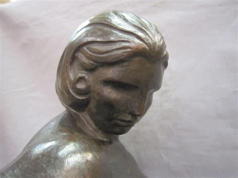 Realistic Original Bronze Sculpture Of A Nude Female Signed Brenda Putnam 1928 For Sale At 1stDibs