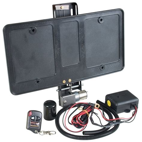 Show N Go Electric Powered License Plate Frame Shows And Hides Automatically With Remote Key