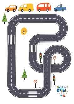 printable roads  pages esl vault transportation