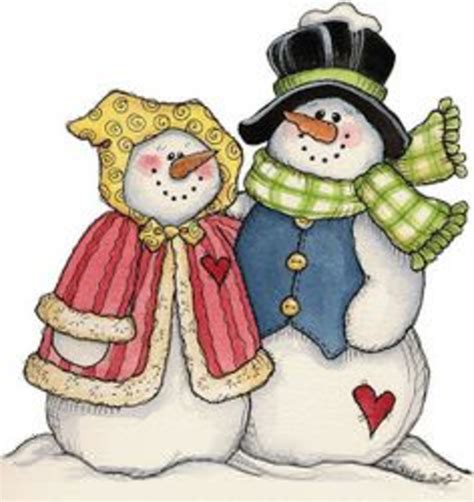 Snowpeople Clipart | Free Images at Clker.com - vector clip art online ...