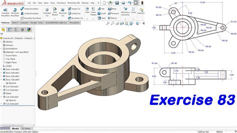 Solidworks Advanced Tutorial Exercise 83 Youtube