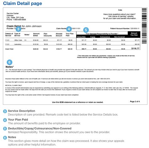 Understanding Your United Healthcare Explanation Of Benefits Eob