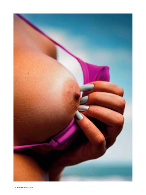 Naked Karen Kounrouzan In Playboy Magazine Brasil