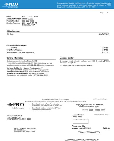 How to Read & Pay Your PECO Bill | Green Mountain Energy