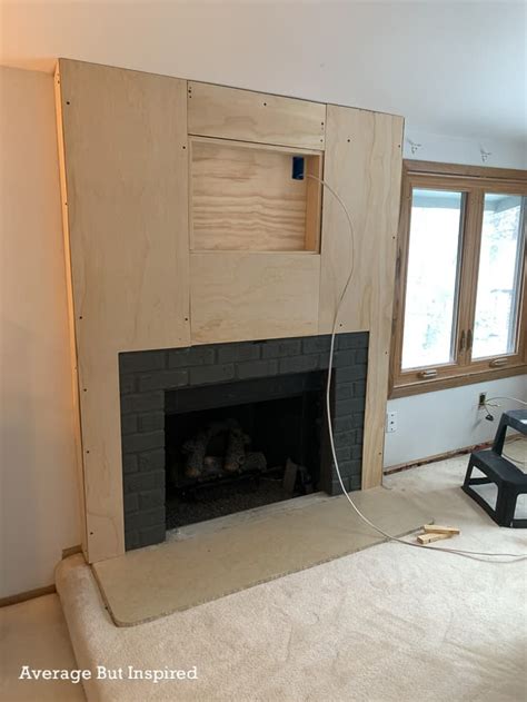 Diy Fireplace Makeover Wood Slat Fireplace