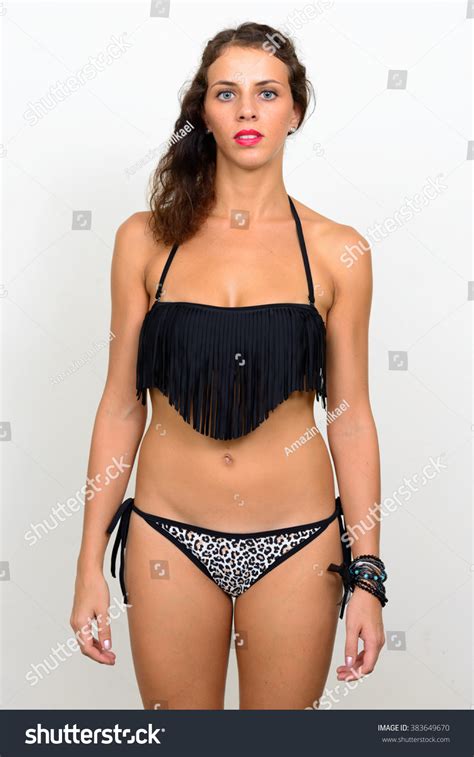 Sexy Woman Bikini Foto Stok 383649670 Shutterstock