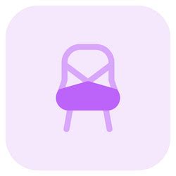 Bikini Chair With A Chrome Wired Seat Royalty Free Vector