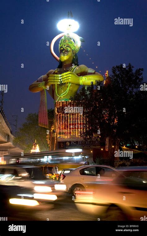 Hanuman temple delhi hi-res stock photography and images - Alamy