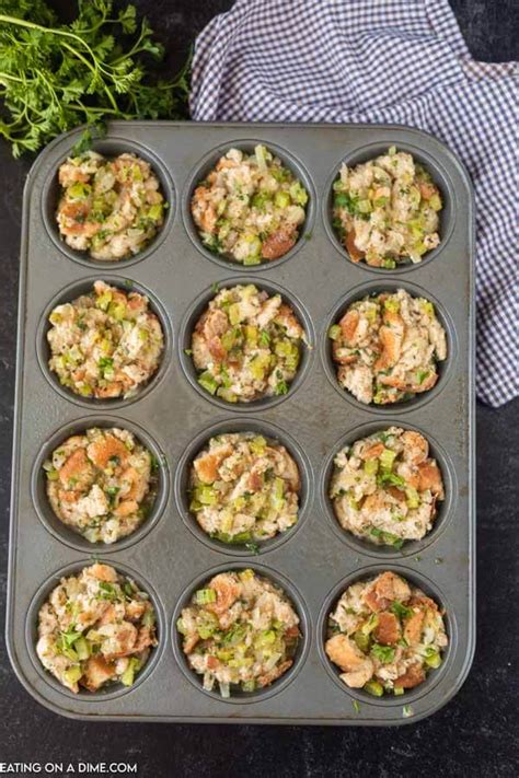 Stuffing Muffins Delicious Stuffing In Muffin Pans Recipe