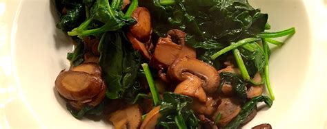 Spinach and Mushrooms – EdHart.me