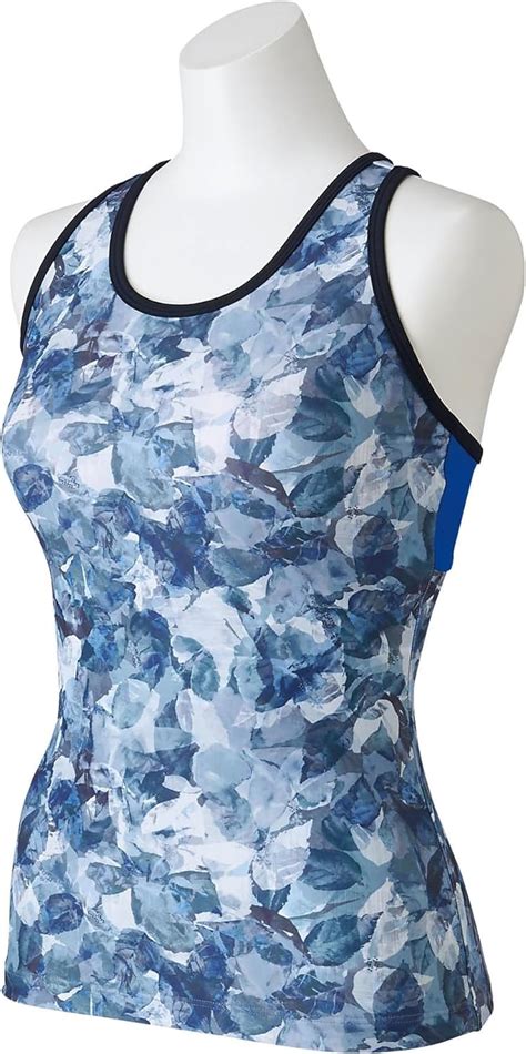Amazon.co.jp: [ミズノ] スイム 水泳 フィットネス水着 ジム用 レディース タンクトップ 【水陸両用】 縫い付けカップ 裾ゴム