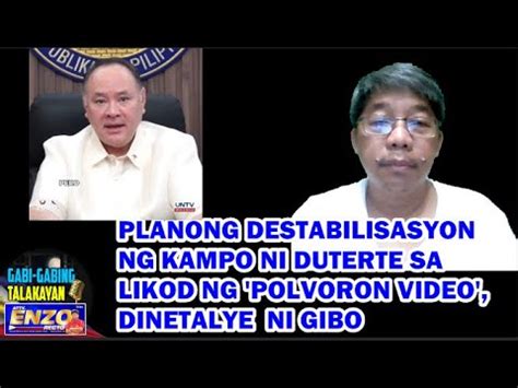 Gabing Talakayan Destabilisasyon Ng Dds Sa Likod Ng