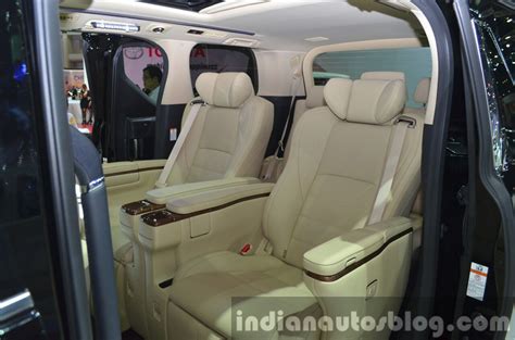 Toyota Alphard rear seats at the 2015 Bangkok Motor Show