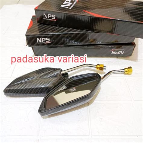 Spion Carbon Tangkai Chrome Bisa Buat Semua Motor Yamaha Seperti