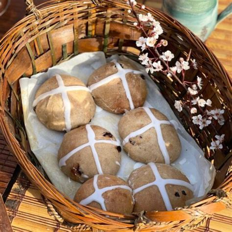 Sourdough Hot Cross Buns Venison For Dinner