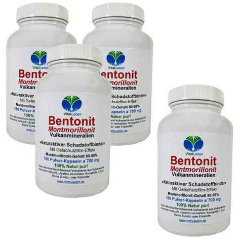 Bentonit Montmorillonit-Bentonit 720 Kapseln