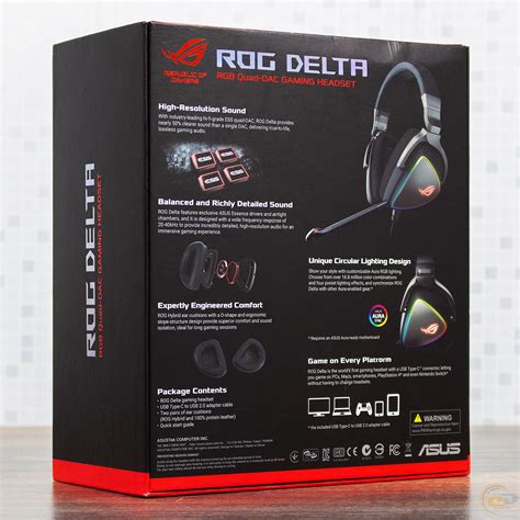 Обзор и тестирование игровой гарнитуры ASUS ROG Delta: Hi-Res не для ...