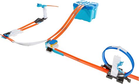 Hot Wheels Track Builder Jumbo Stunt Box Constructor De Pistas Piezas Amazon Es Juguetes Y