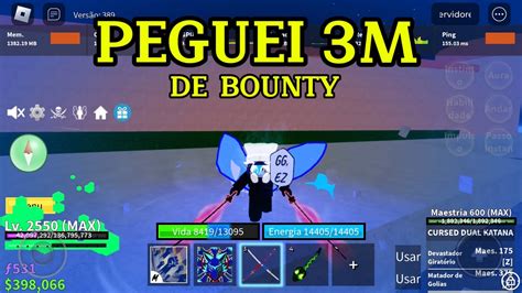 Peguei Milh Es De Bounty Na Conta De Um Inscrito Noob Blox Fruits