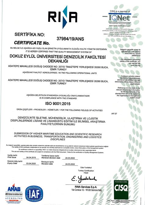 Itü Denizcilik Fakültesi Dekanlığı 11