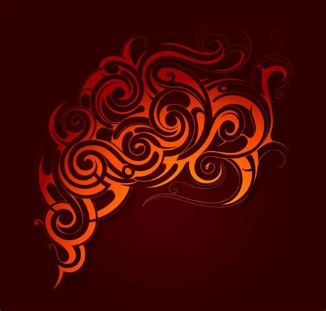 Fire Flames Ornament Stock Vector Image By ©akvlv 71928801